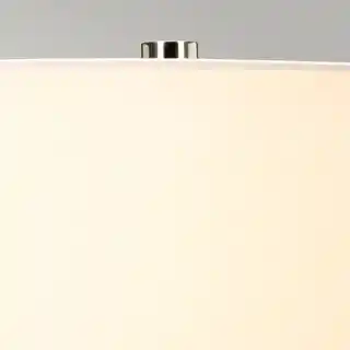 Elstead Lampa stołowa Chalk Farm kredowa biel jasnoszary abażur kości słoniowej