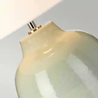 Elstead Lampa stołowa CHELSFIELD, biało-zielona, abażur biały, kolekcja Chelsfield