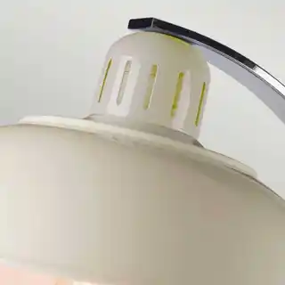 Elstead Lighting Lampa stolowa Franklin kremowa chromowa, kolekcja Franklin