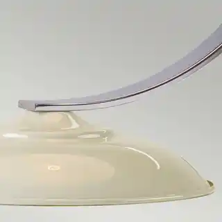 Elstead Lighting Lampa stolowa Franklin kremowa chromowa, kolekcja Franklin