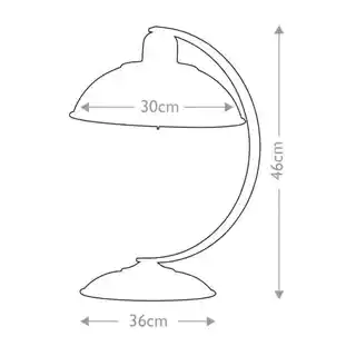 Elstead Lighting Lampa stolowa Franklin kremowa chromowa, kolekcja Franklin