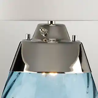 Elstead Lena LENA-TL-L-BLUE-OWSS lampa stołowa, niebieski, kolekcja Lena