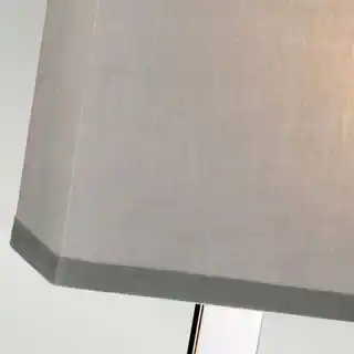 Elstead Lighting Lampa stołowa MAGRO MAGRO-TL polerowany nikiel szary abażur