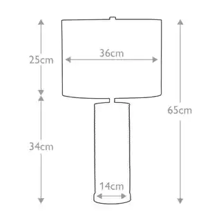 Elstead lampa stołowa Ripple biała, oprawa z elementami niklu, czarny abażur, model RIPPLE-TL-WHT-B