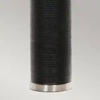 Elstead Lighting Lampa stołowa Ripple Ripple TL czarna, elementy polerowanego niklu