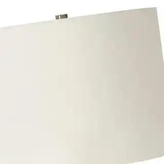 Elstead Lampa stołowa Ripple Ripple TL biała, elementy polerowanego niklu
