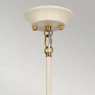Elstead Lighting Lampa wisząca Cosmos DL-COSMOS9 kremowa postarzałe mosiądz oprawa kolekcja Cosmos