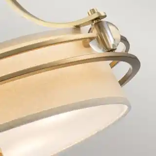 Elstead Lampa wisząca Gotham szczotkowany mosiądz, model QZ-GOTHAM-P-BB
