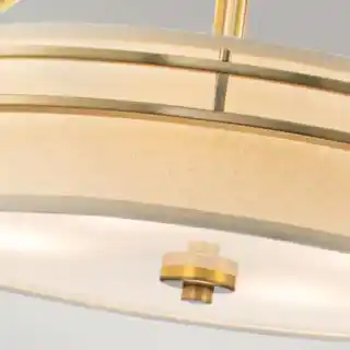 Elstead Lampa wisząca Gotham szczotkowany mosiądz, model QZ-GOTHAM-P-BB