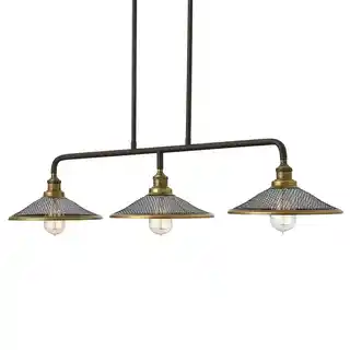 Elstead Rigby Isle KZ lampa wisząca, dekoracyjna, podłużna, 3-punktowa, chrom, nowoczesny styl
