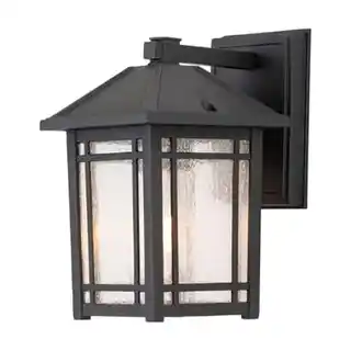 Elstead Cedar Point QZ-Cedar Point S BK lampa naścienna latarnia ogrodowa, czarna, aluminiowa, nowoczesny design