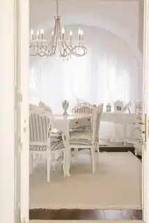 Elstead Lighting Żyrandol Christina CRT8 złota srebrna oprawa klasyczny styl