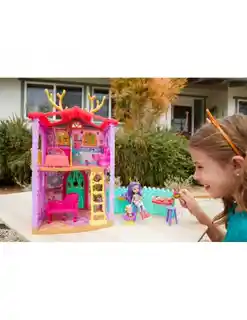 Enchantimals Lalka Mały Domek Jelonków GYJ18