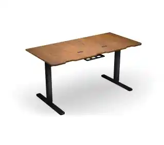 Endorfy Atlas L Electric Dark Wood 150cm Regulacja wysokości Ciemne drewno Biurko gamingowe