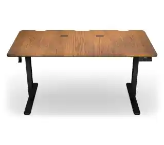 Endorfy Atlas L Electric Dark Wood 150cm Regulacja wysokości Ciemne drewno Biurko gamingowe