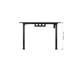 Endorfy Atlas S Electric 114cm Regulacja wysokości Czarny Biurko gamingowe