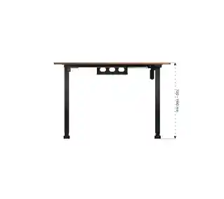 Endorfy Atlas S Electric Dark Wood 114cm Regulacja wysokości Ciemne drewno Biurko gamingowe