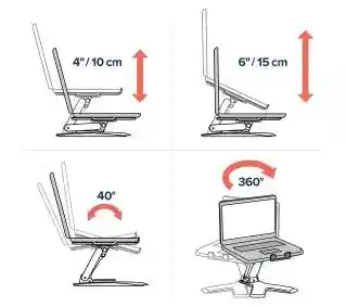 Ergotron Neo-Flex 33-334-085 uchwyt na telewizor od 11,3 do 13,9 cali, maksymalna waga 6,4 kg