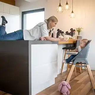 Espiro Krzesełko do karmienia Sense 4w1 grey