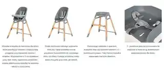 Espiro Krzesełko do karmienia Sense 4w1 onyx