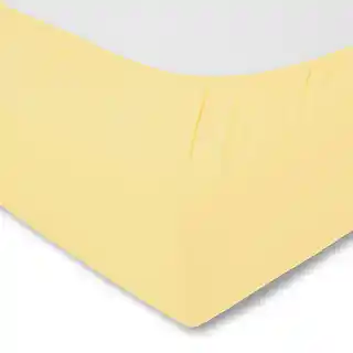 Estella Prześcieradło ze ściągaczem Zwirn Jersey Premium Bananowe