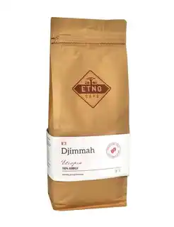 Etno Cafe Djimmah kawa ziarnista 1 kg, Etiopia, średnio palona, aromatyczna, świeża, kawa specialty