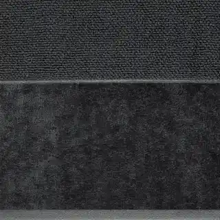 EUROFIRANY CLASSIC Ręcznik LUCY z miękką welurową bordiurą 70x140cm stalowy