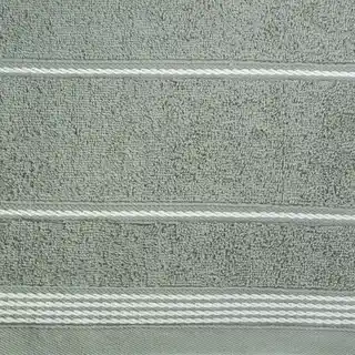 Eurofirany Classic ręcznik z bordiurą sznurka 30x50cm stalowy 5900811969525