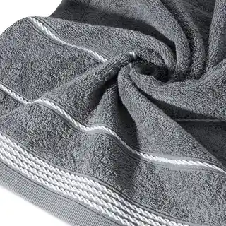 Eurofirany Classic ręcznik 30x50 cm bawełna bordiura sznurek stalowy 5900811969556