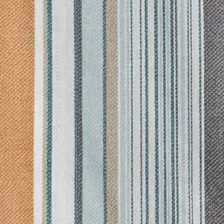 EUROFIRANY CLASSIC RENFORCE DELUXE Komplet pościeli SARA 36 z wysokogatunkowej bawełny z wzorem w pasy 220x200cm jasnoturkusowy, jasnopomarańczowy