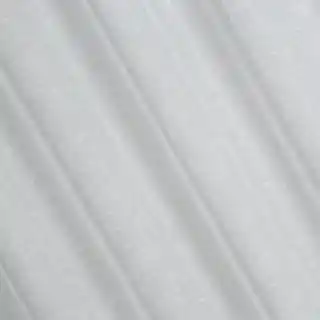 Eurofirany Firana w stylu eko z gładkiej etaminy półtransparentna 300x250cm biały przelotki/koła