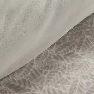 Eurofirany komplet pościeli Flano 160x200 cm polar beżowy kremowy wytłaczany wzór