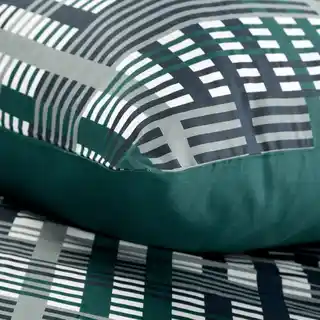 Eurofirany Komplet pościeli Nika 47 160 x 200 cm Ciemnoturkusowy