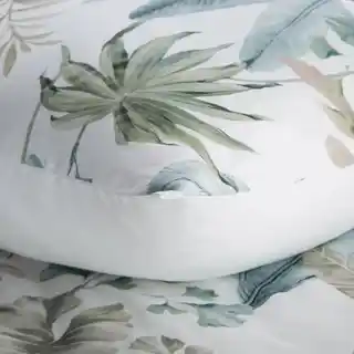 Eurofirany Komplet pościeli Spring 52 140 x 200 cm Biało-zielony