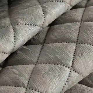 Eurofirany narzuta Blink 3 170x210 cm beżowo srebrna, dekoracyjna, bawełniana, elegancka