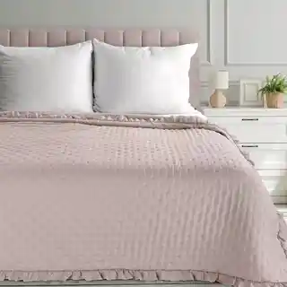 Eurofirany Narzuta Libi 3 170 x 210 cm Pudrowy róż