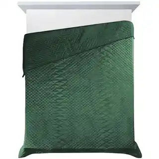 Eurofirany Narzuta Luiz 3 220 x 240 cm Ciemnozielony