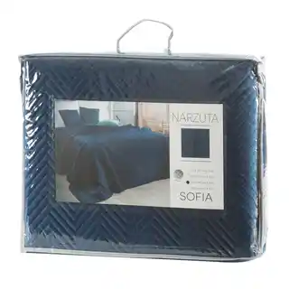 Eurofirany Narzuta Sofia 200 x 220 cm Granatowy