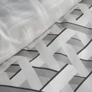Eurofirany Pościel bawełniana 160x200 Sara 28 Geometria szara