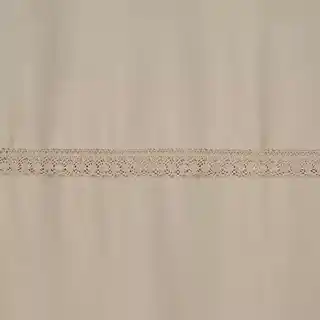 Eurofirany Pościel satynowa 160x200 Retro 5 beżowa z koronką w pudełku