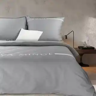 Eurofirany Pościel satynowa 160x200 Silk 6 srebrna Ewa Minge