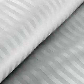 Eurofirany Pościel satynowa 160x200 Vera szara jasna prążki adamaszkowa