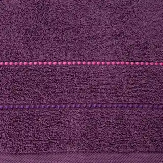 Eurofirany Ręcznik bawełniany 30x50 Suzi fioletowy frotte 500 g/m2