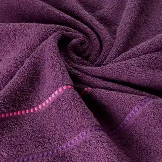 Eurofirany Ręcznik bawełniany 30x50 Suzi fioletowy frotte 500 g/m2