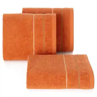 Eurofirany Ręcznik bawełniany Suzi 30x50 pomarańczowy frotte 500 g/m2