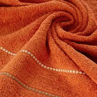 Eurofirany Ręcznik bawełniany Suzi 30x50 pomarańczowy frotte 500 g/m2