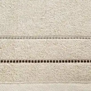 Eurofirany Ręcznik bawełniany 50x90 Suzi beżowy frotte 500 g/m2