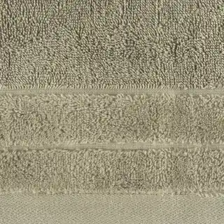 Eurofirany Ręcznik DAMLA z welurową bordiurą 30x50cm brązowy