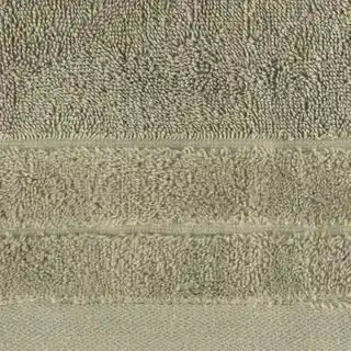 Eurofirany Ręcznik DAMLA z welurową bordiurą 50x90cm brązowy