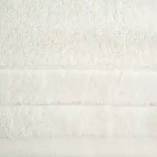 Eurofirany Ręcznik Damla welurowa bordiura 50x90cm kremowy